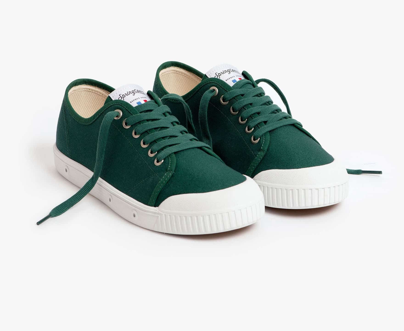 Spring Court G2 CANVAS Men's Trainers Green | South Africa-52NMEFDAC